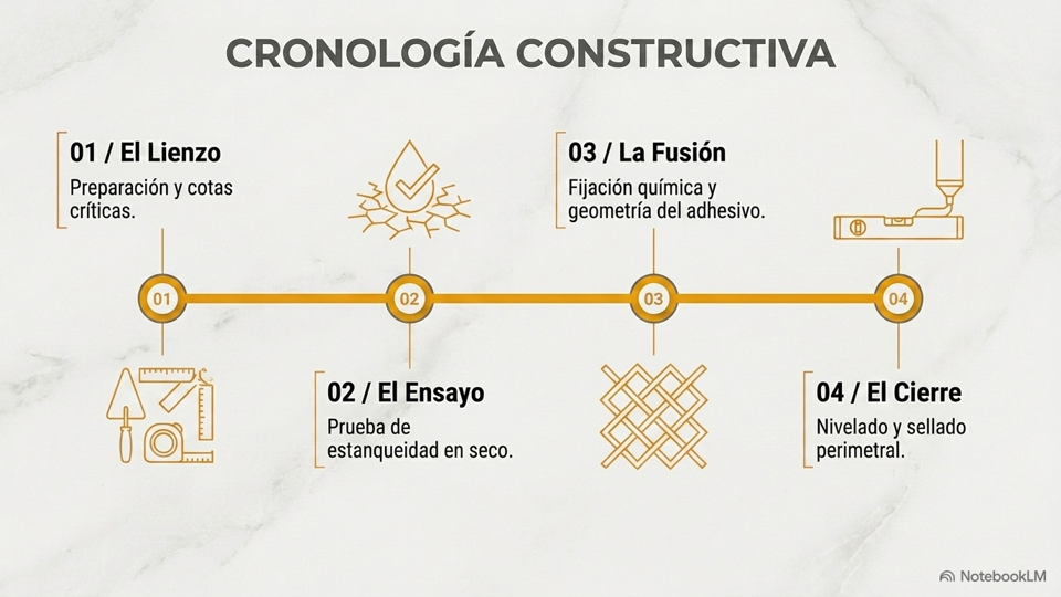 Cronología constructiva de instalación