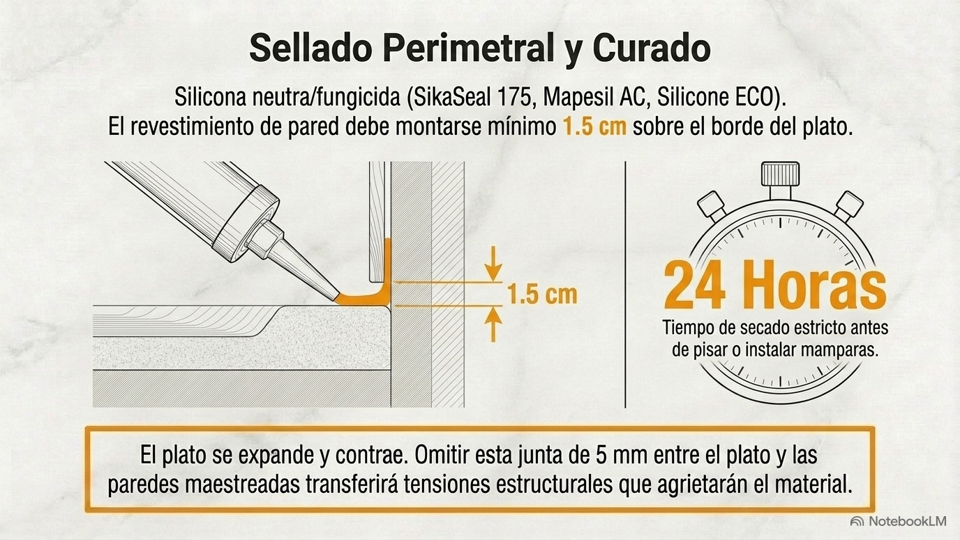 Sellado perimetral con SikaSeal 175
